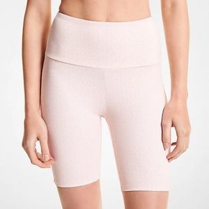 Michael Kors Rosewater Nylon Blend Bike Shorts